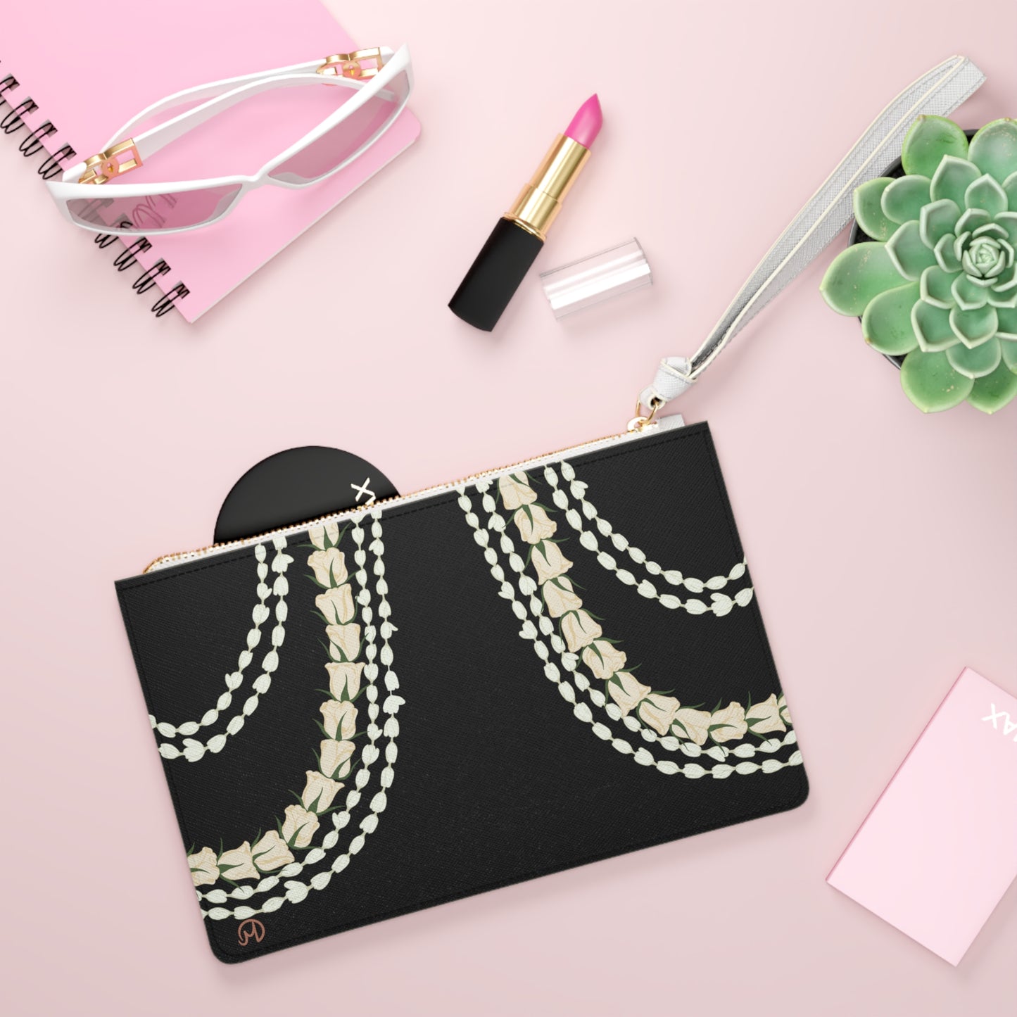 Layered lei Clutch Bag