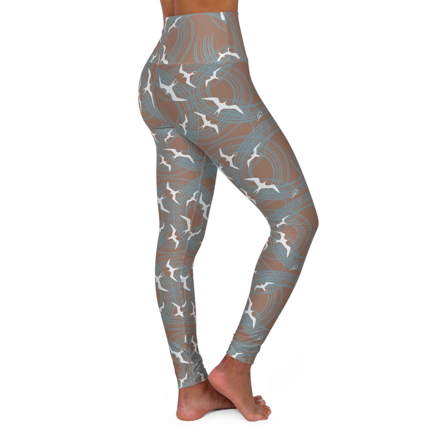 Iwa-Tan High Waisted Yoga Leggings (AOP)