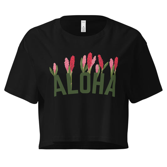 Aloha Ginger garden- Women’s crop top