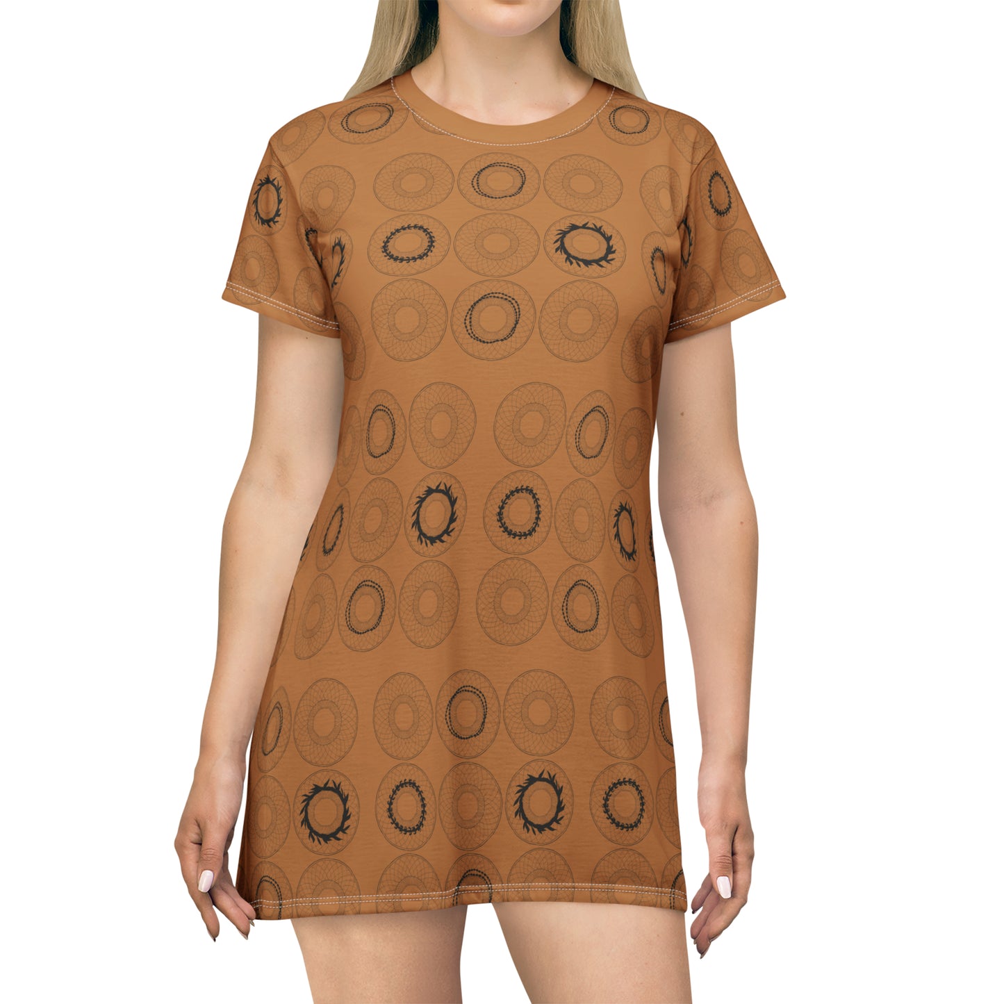 Papale T-Shirt Dress (AOP)