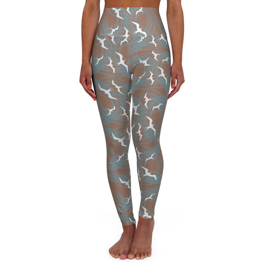 Iwa-Tan High Waisted Yoga Leggings (AOP)