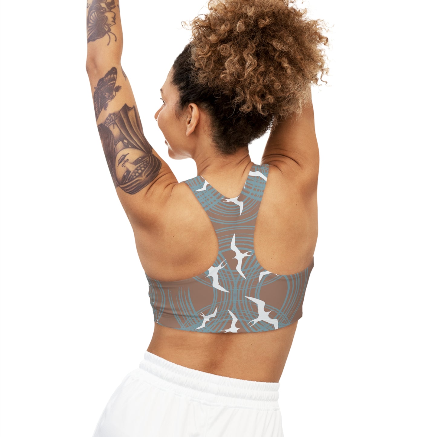 Iwa-Tan Seamless Sports Bra (AOP)