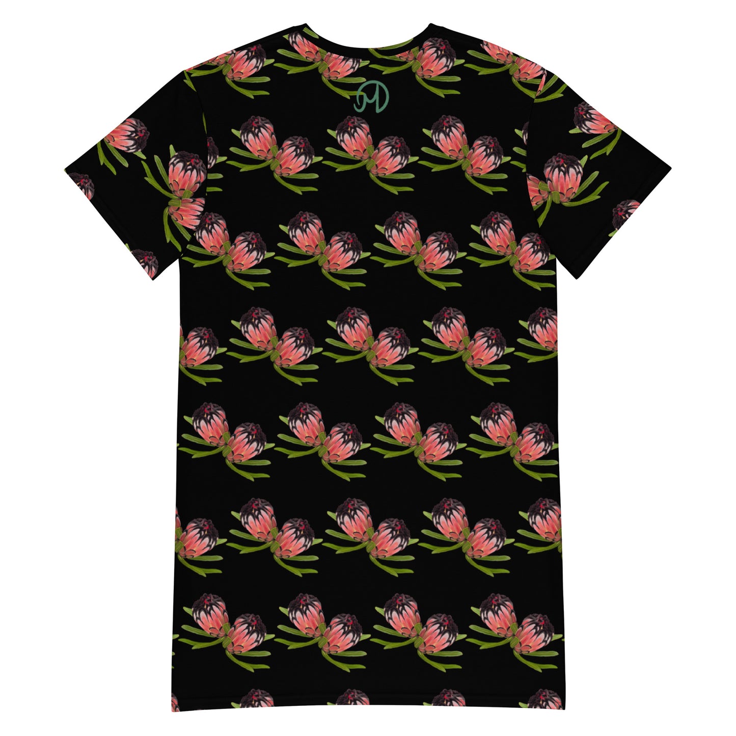 Protea-black T-shirt dress