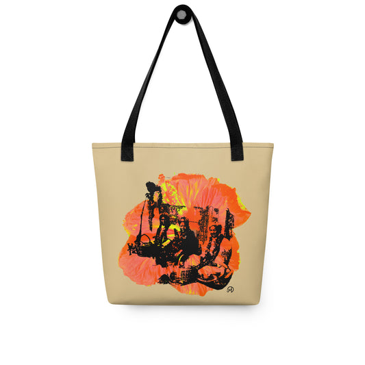 OG Lei Maker- Red/yellow tone-Tote bag