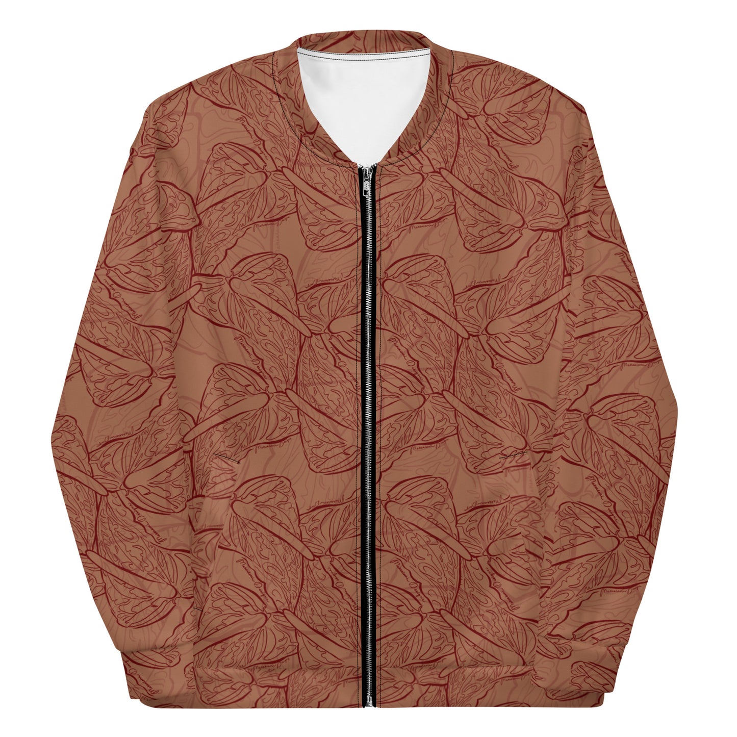 Anthurium Unisex Bomber Jacket