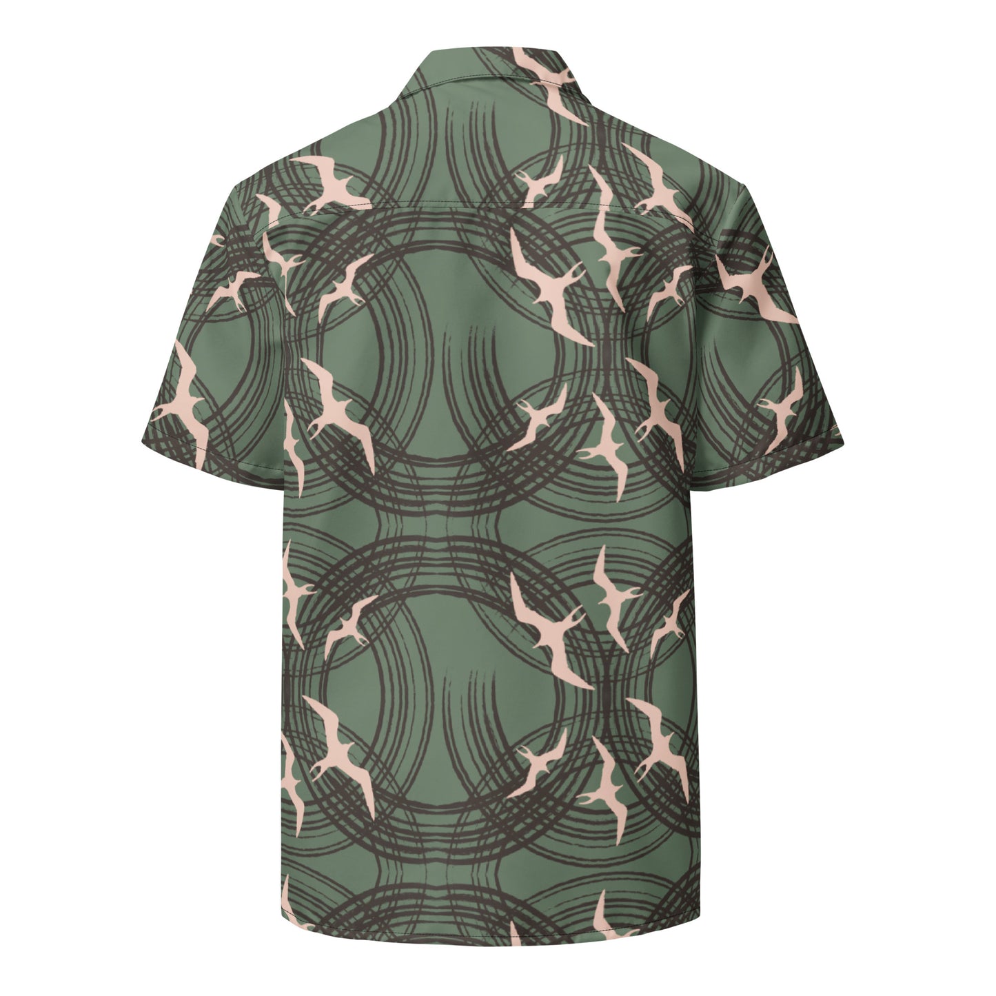 Iwa -green Unisex button shirt