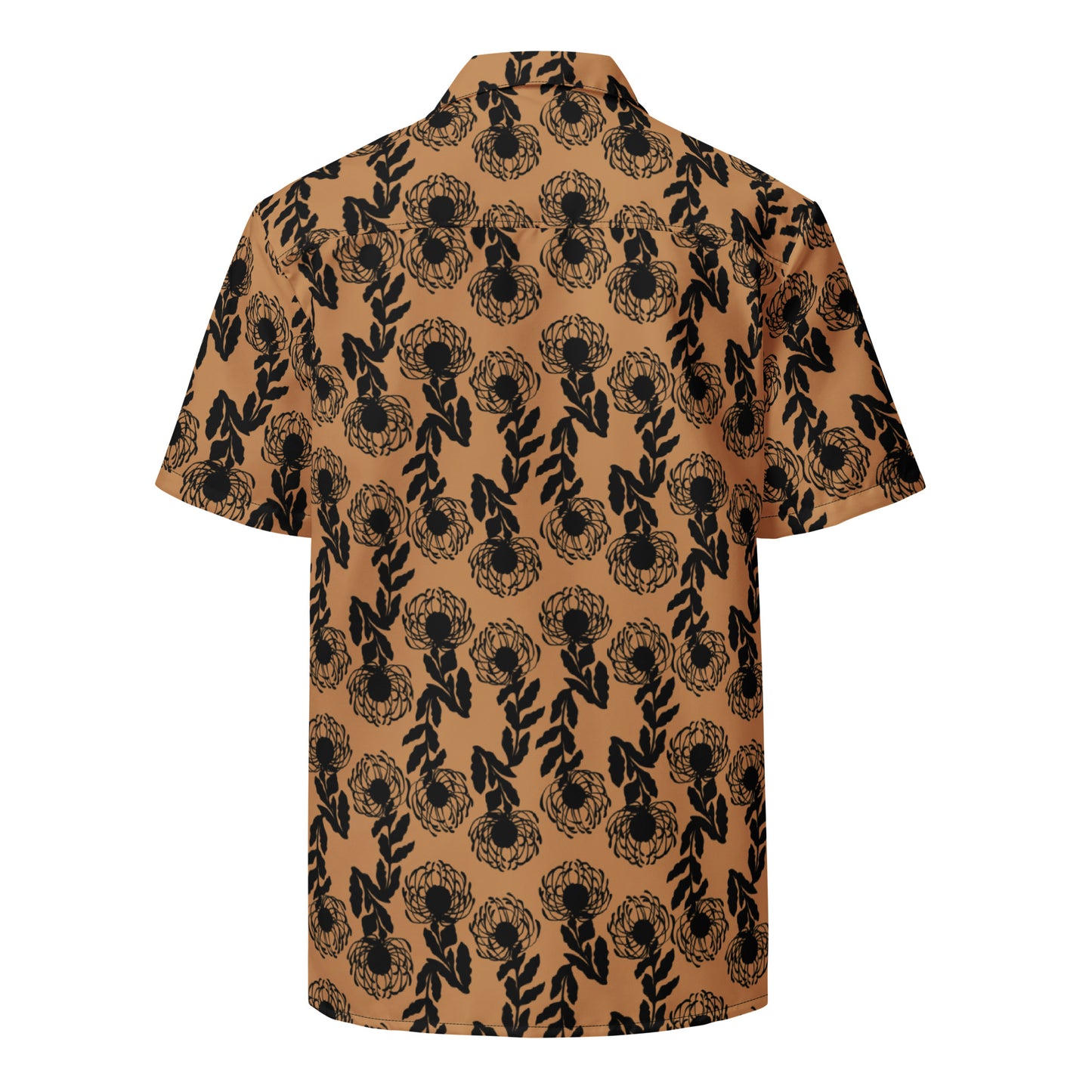 Protea -Gold Unisex button shirt