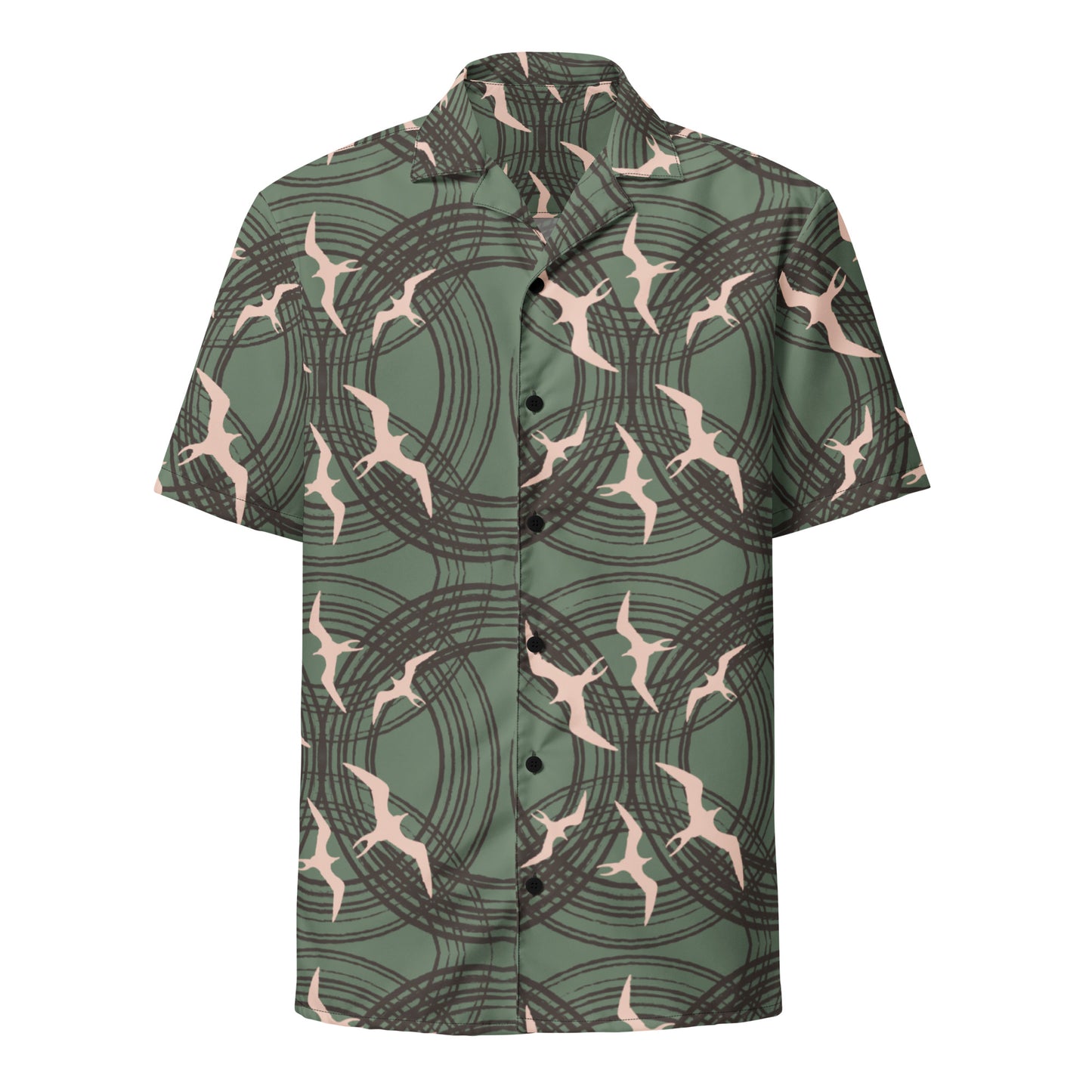 Iwa -green Unisex button shirt