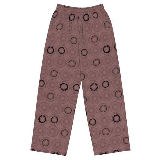 Papale All-over print unisex wide-leg pants