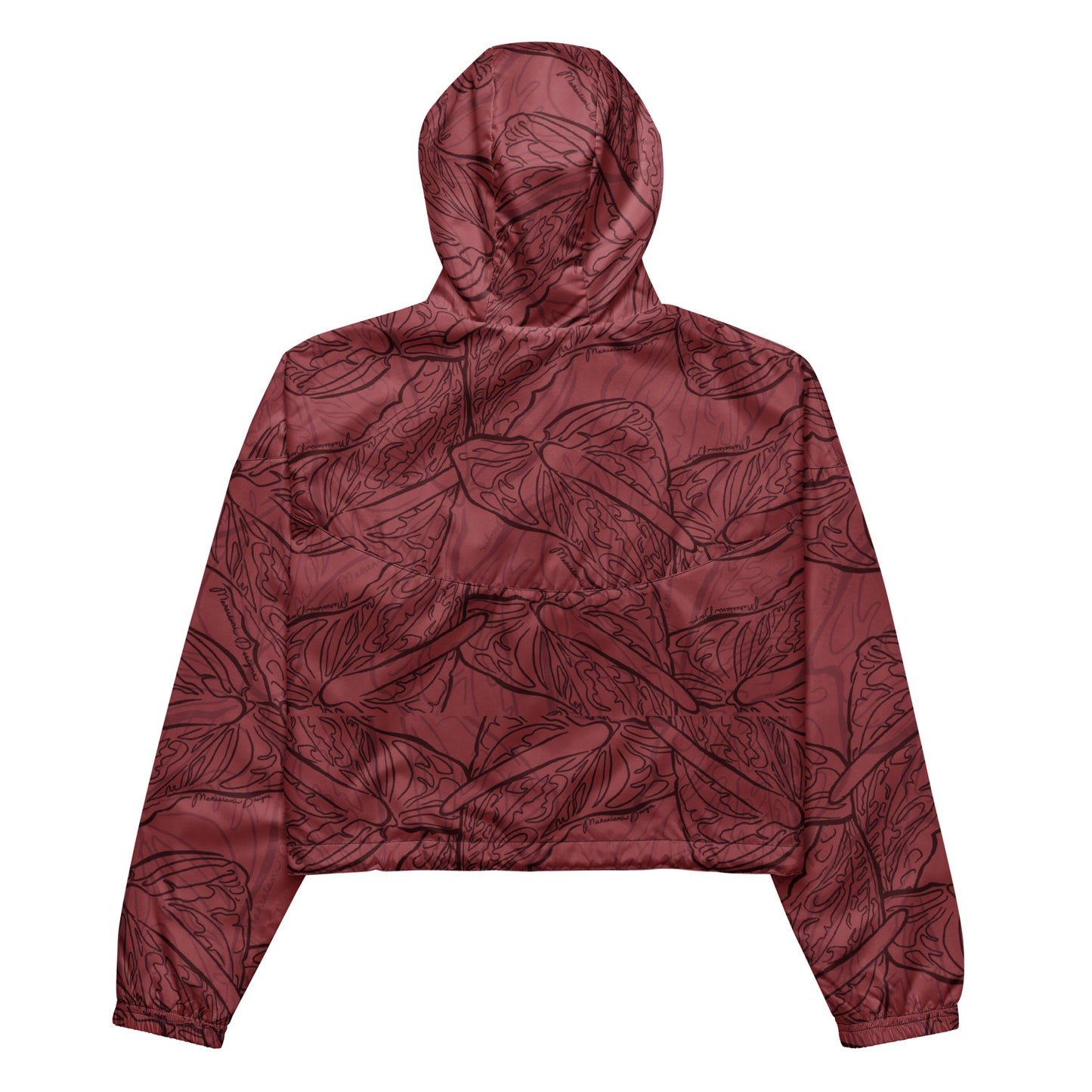 Anthurium Women’s cropped windbreaker