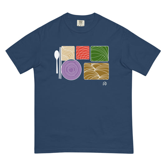 Plate lunch- Unisex garment-dyed heavyweight t-shirt