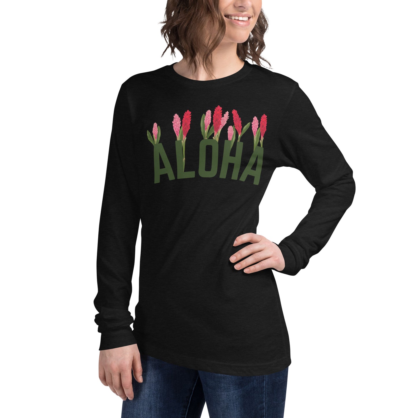 Aloha- Ginger gardenUnisex Long Sleeve Tee