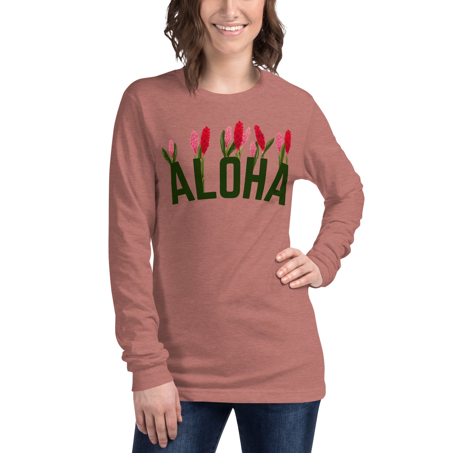 Aloha- Ginger gardenUnisex Long Sleeve Tee