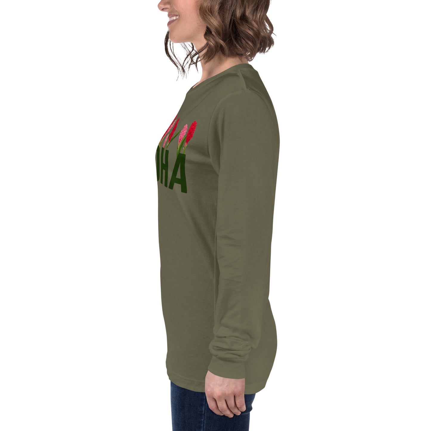 Aloha- Ginger gardenUnisex Long Sleeve Tee