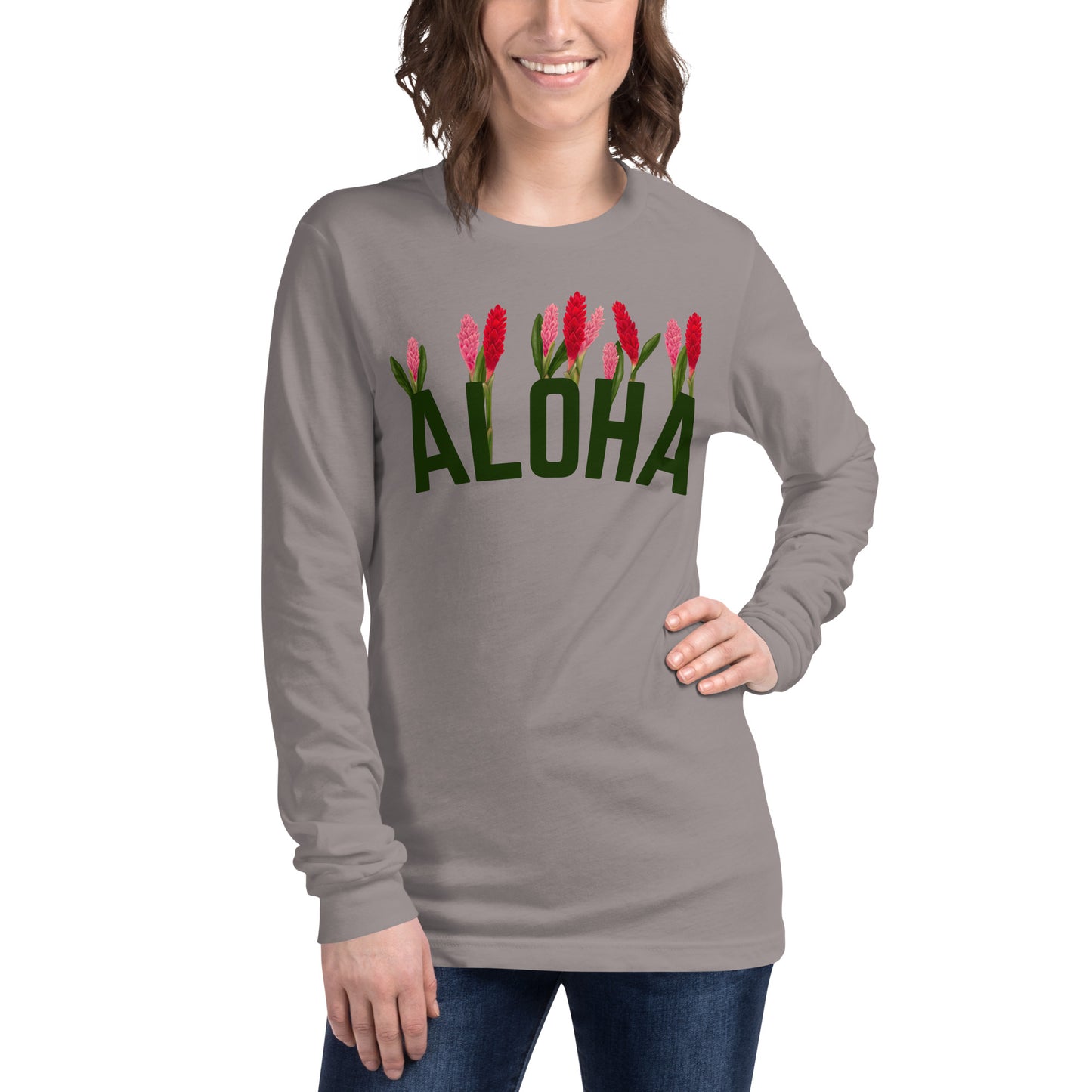 Aloha- Ginger gardenUnisex Long Sleeve Tee