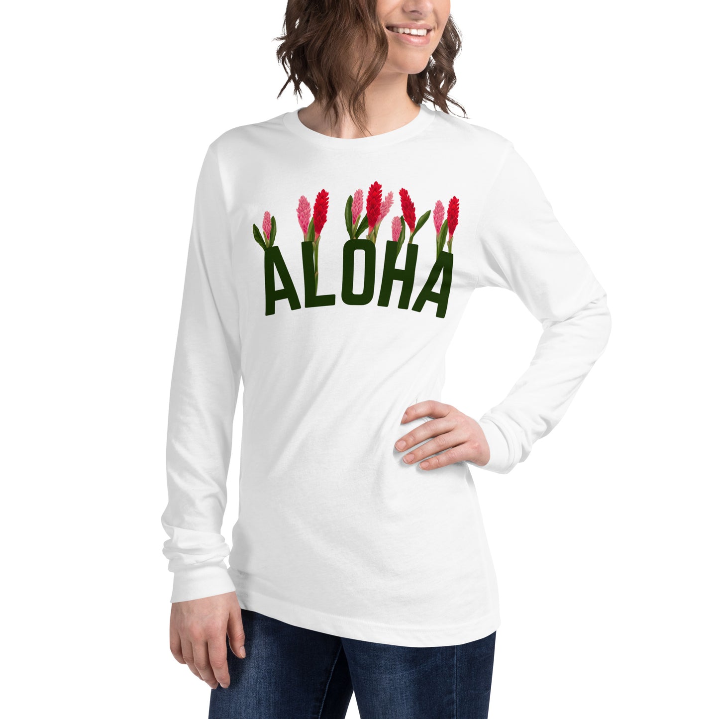 Aloha- Ginger gardenUnisex Long Sleeve Tee