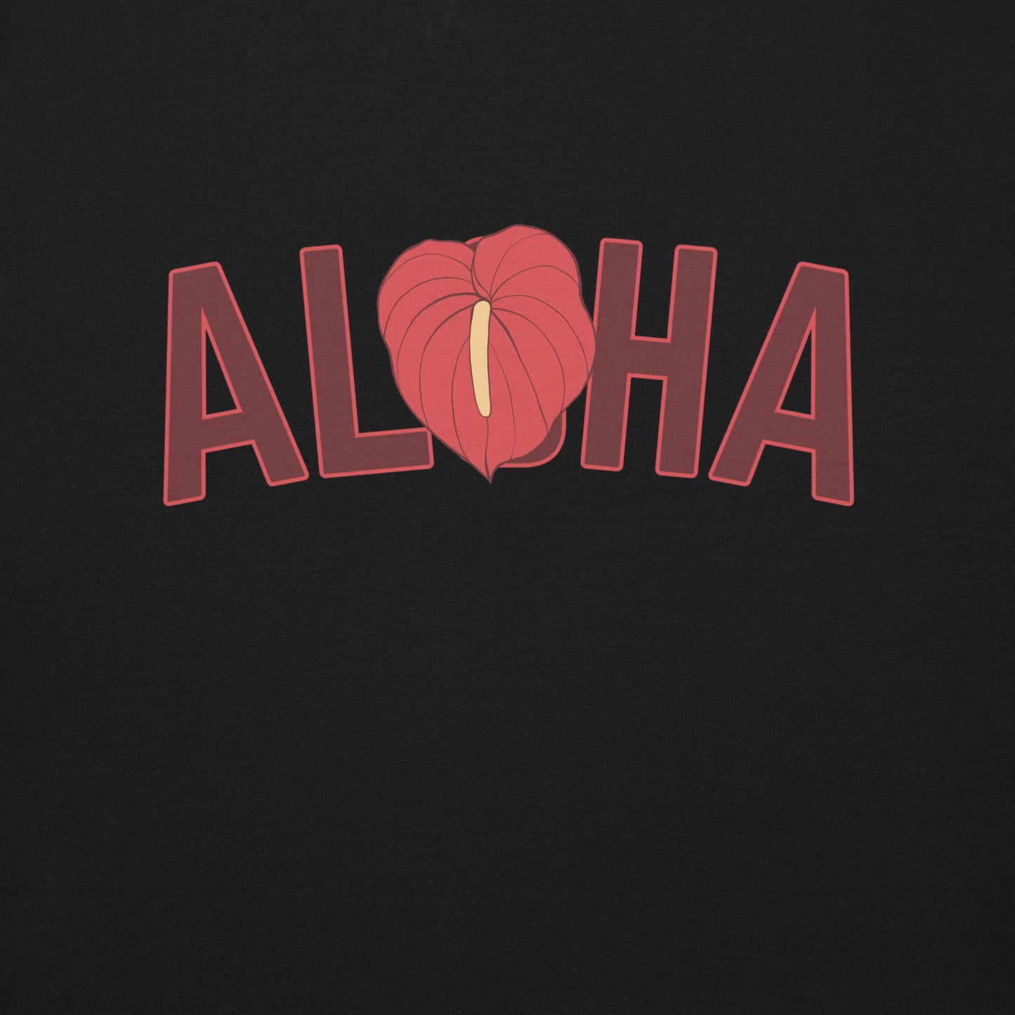 Aloha Anthurium (red) Unisex Premium Sweatshirt