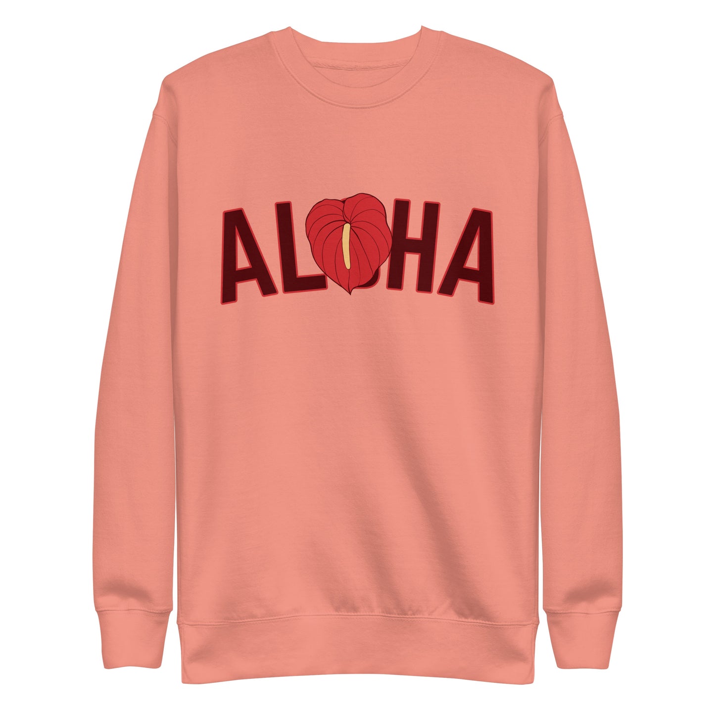 Aloha Anthurium (red) Unisex Premium Sweatshirt