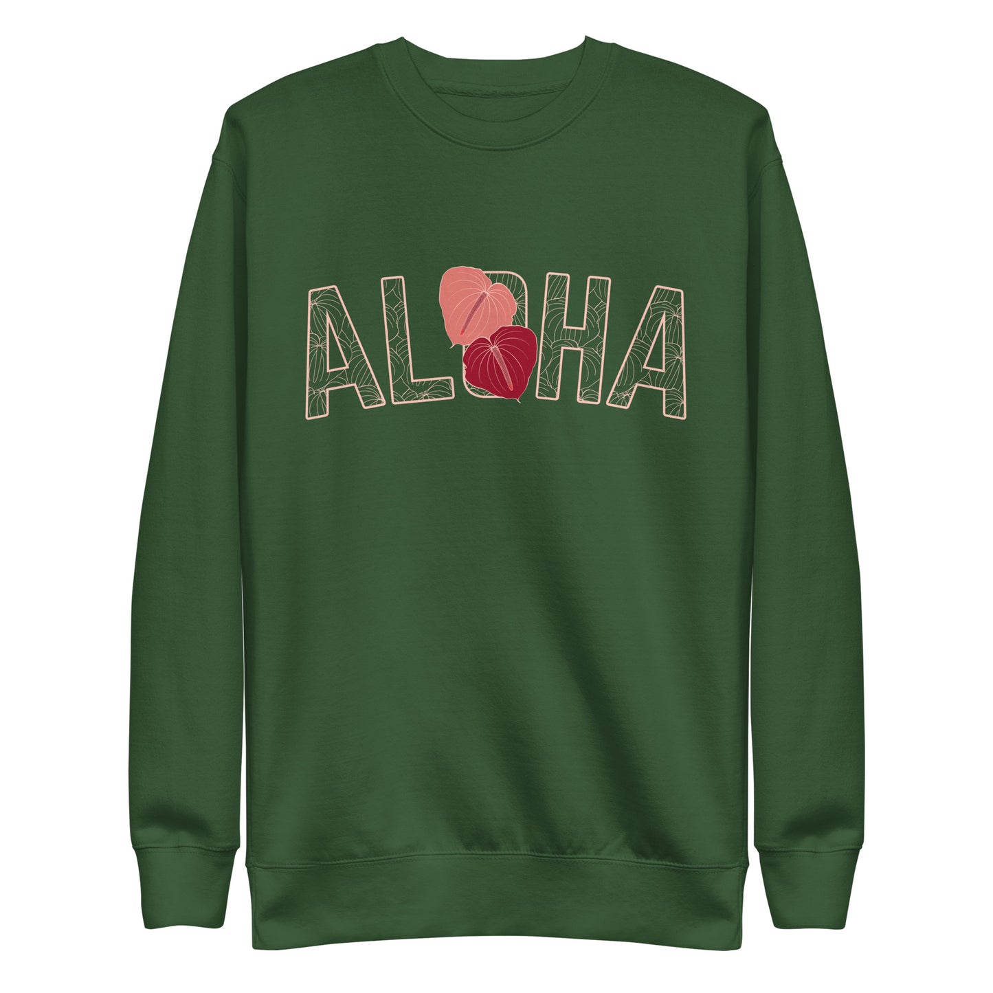 Aloha Anthuruim-Unisex Premium Sweatshirt