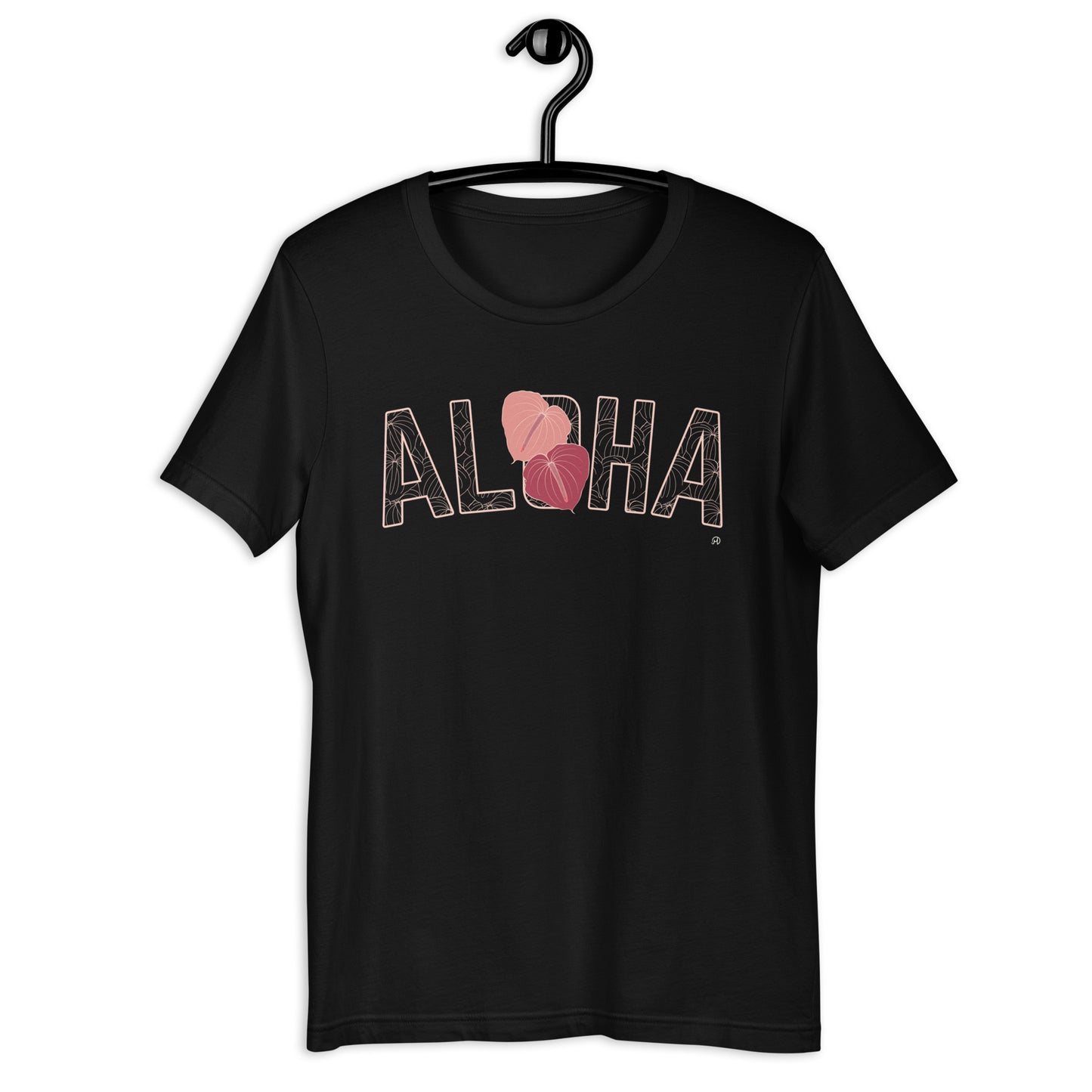 Aloha Anthurium- pinks -Unisex staple eco t-shirt