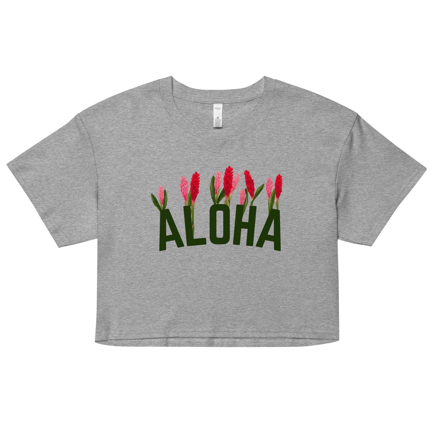 Aloha Ginger garden- Women’s crop top