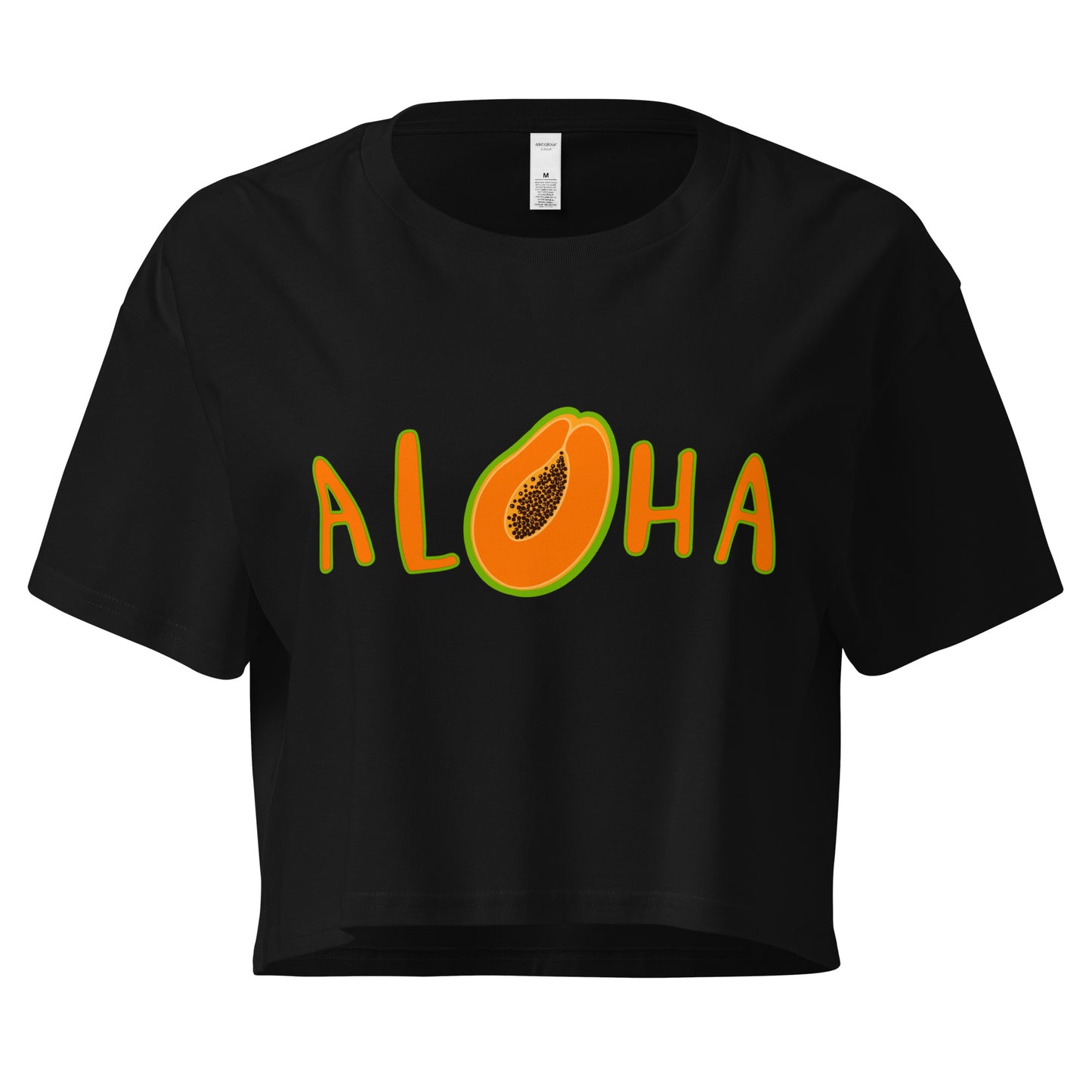 Aloha Papaya- Women’s crop top