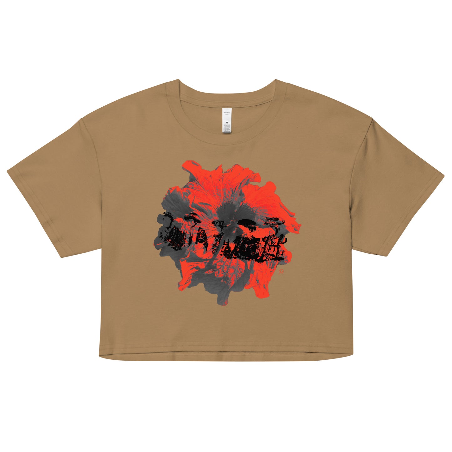OG Lei Makers - Red/black tone- Women’s crop top