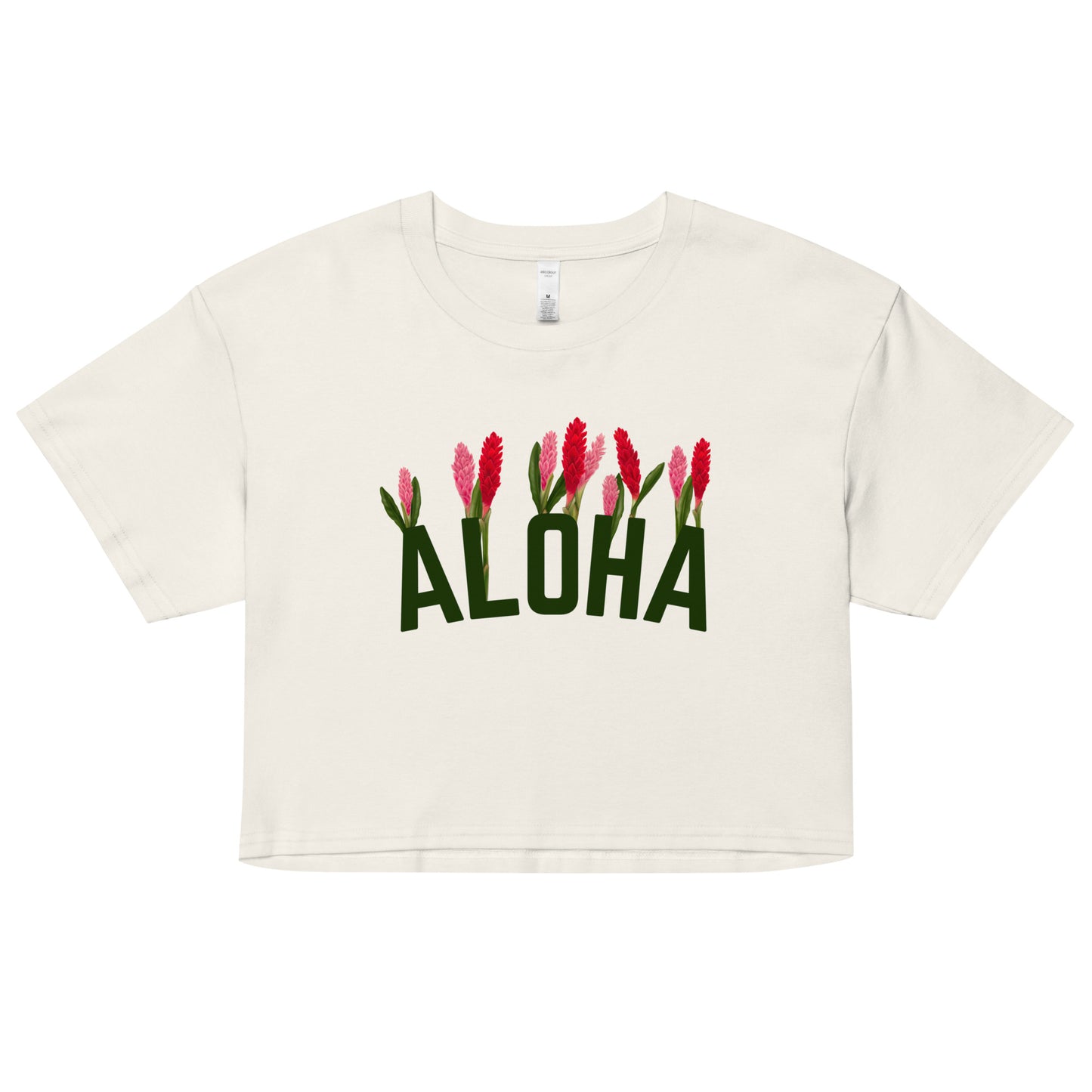 Aloha Ginger garden- Women’s crop top