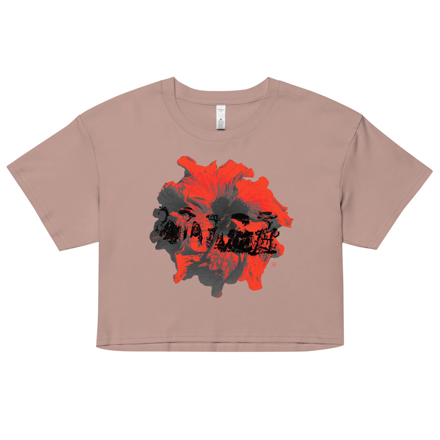 OG Lei Makers - Red/black tone- Women’s crop top