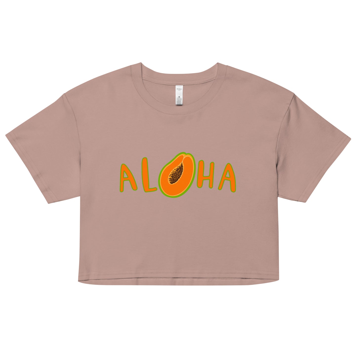 Aloha Papaya- Women’s crop top