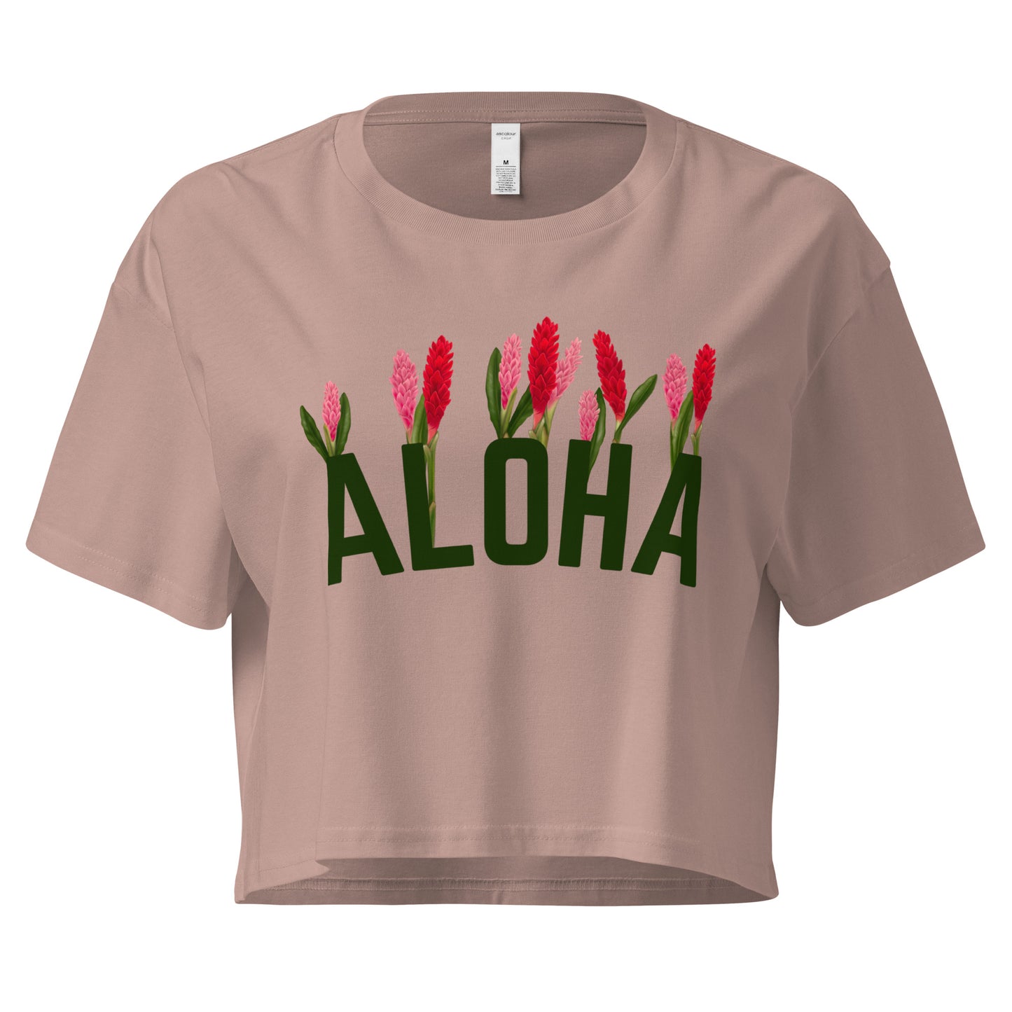 Aloha Ginger garden- Women’s crop top