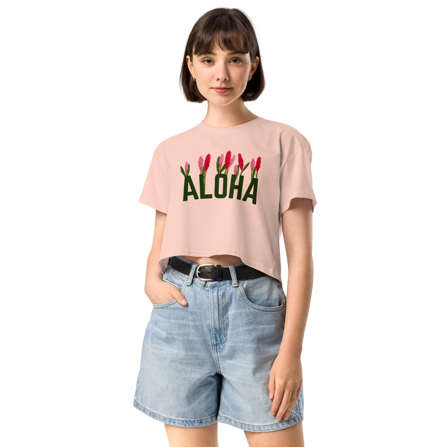 Aloha Ginger garden- Women’s crop top