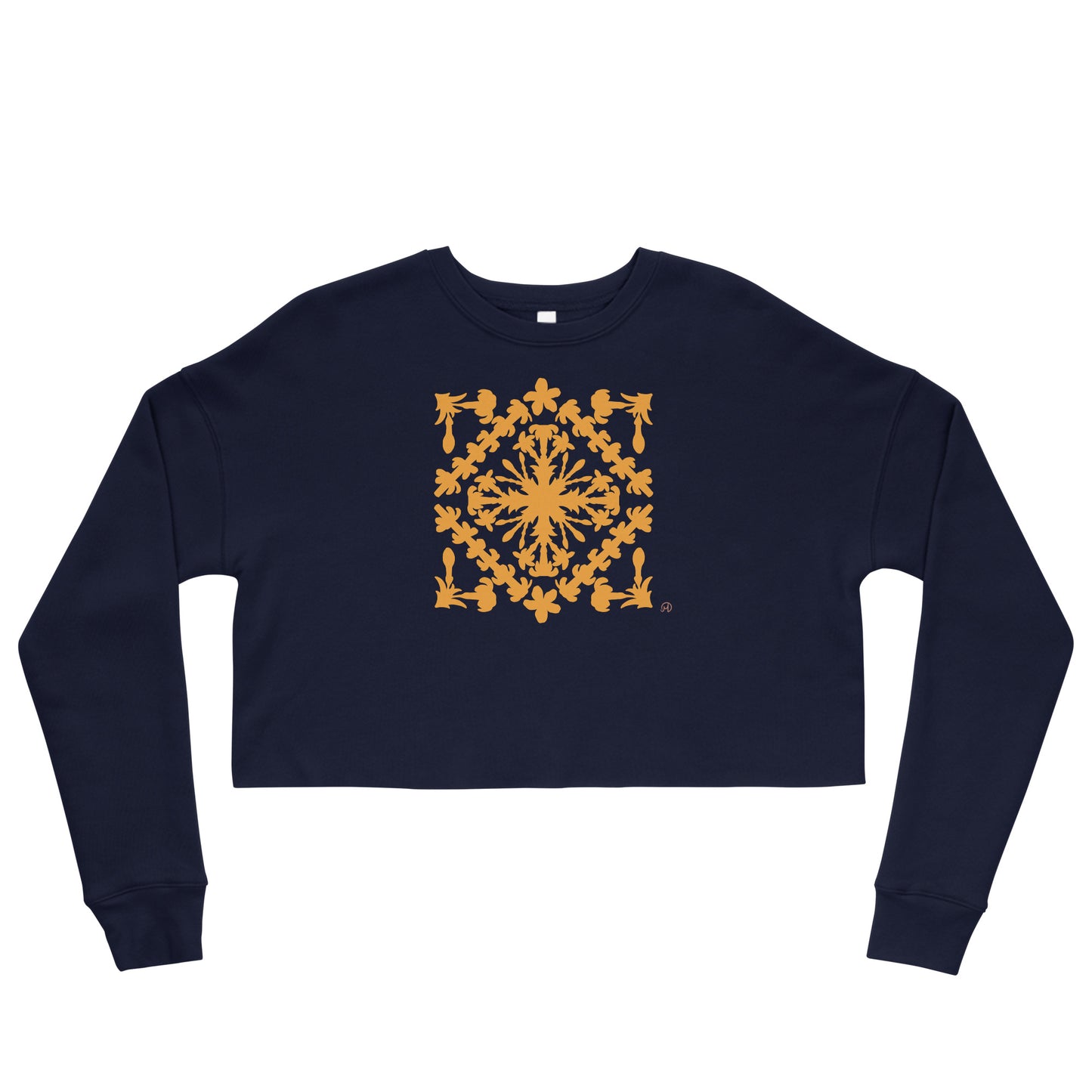 Puakenikeni pattern Crop Sweatshirt