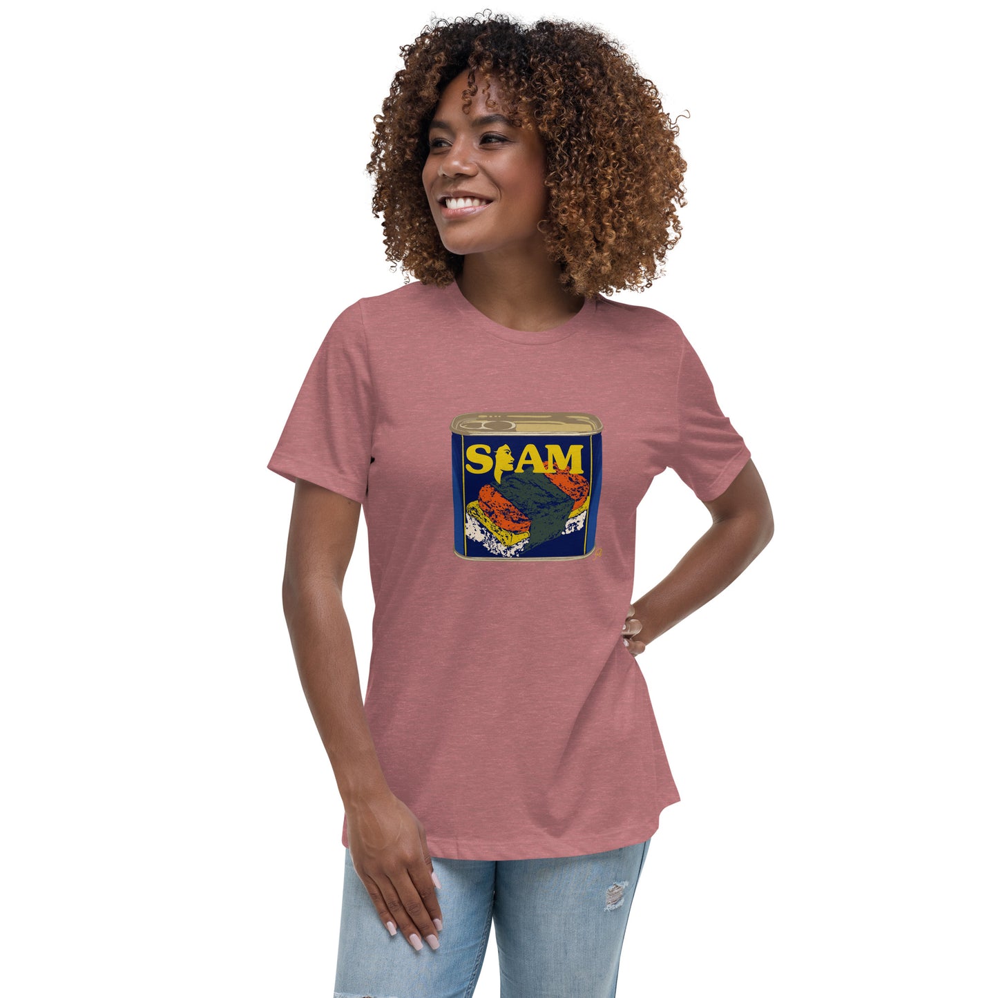 Hawai’i Favorites- musubi stuff- Women's Relaxed T-Shirt