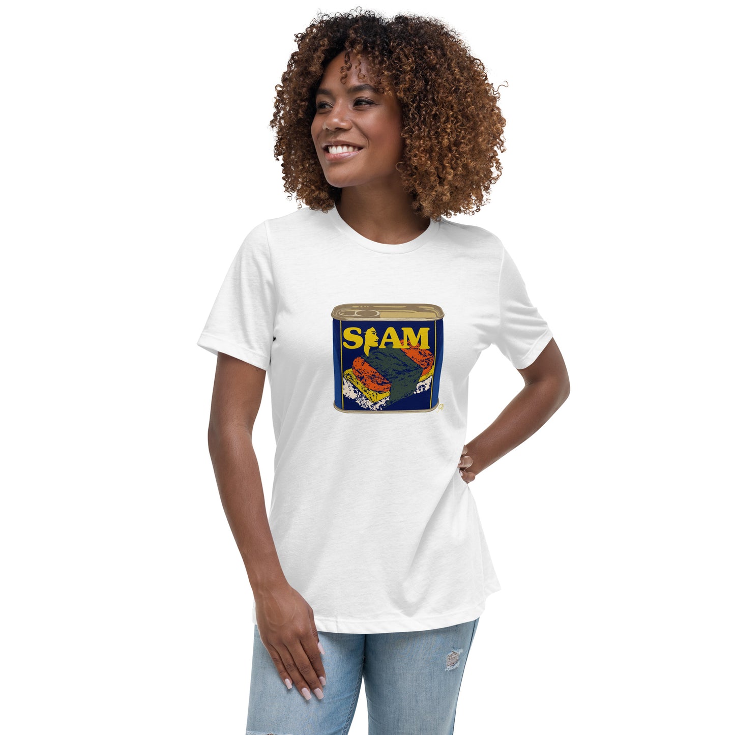 Hawai’i Favorites- musubi stuff- Women's Relaxed T-Shirt